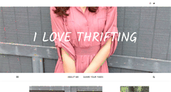 Desktop Screenshot of ilovethrifting.com